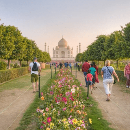 mehtab bagh same day guided tour agra