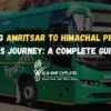 Amazing Amritsar to Himachal Pradesh Bus Journey